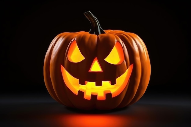 Glowing Halloween Pumpkin