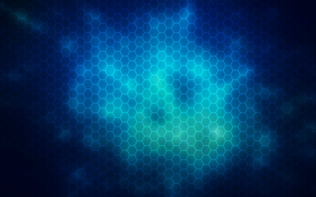 Glowing hexagon,Nano Technology abstract background