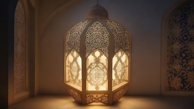 glowing Lantern Islamic design