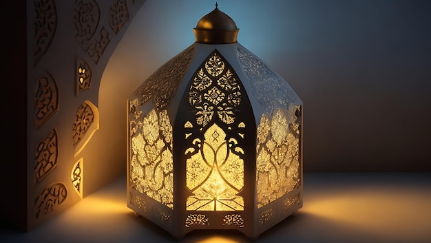 glowing Lantern Islamic design