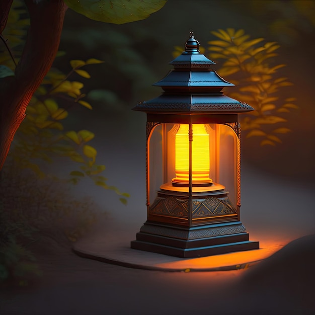 Glowing lantern