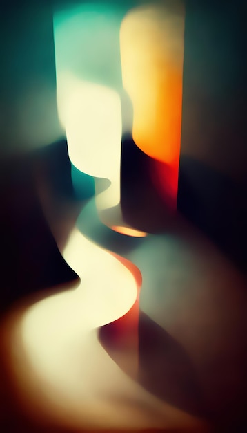 Glowing lights art flare background abstract