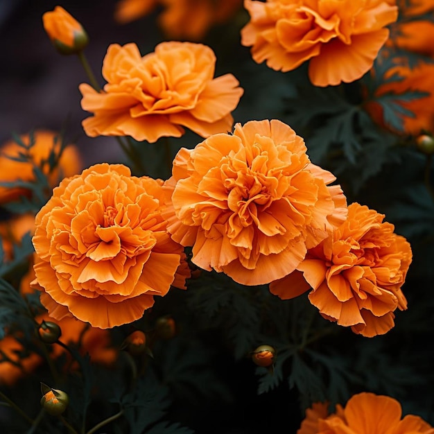 Photo glowing marigold moments