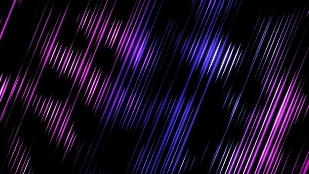 glowing neon rays on a black background