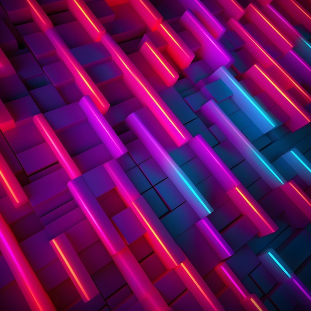 Glowing Neon Texture