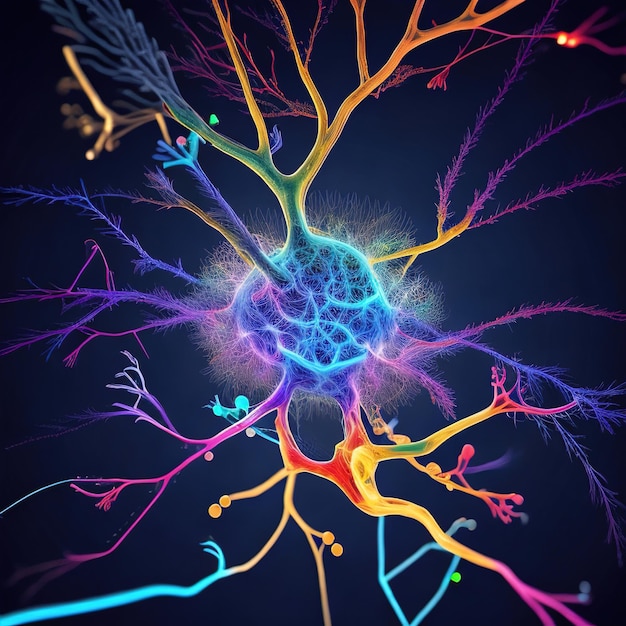 Glowing neuronal network