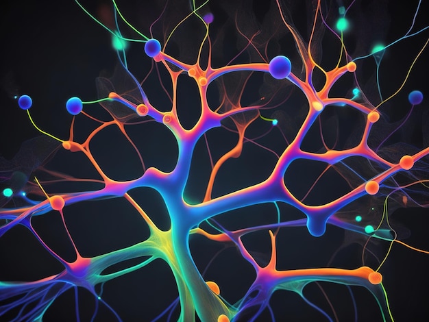 Glowing neuronal network