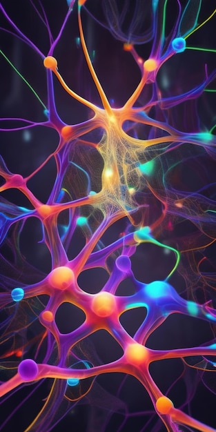 Glowing neuronal network