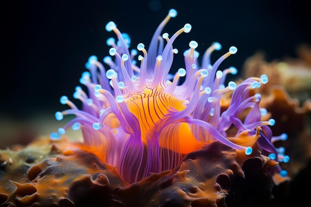 Glowing nudibranch diversity sea animal photography