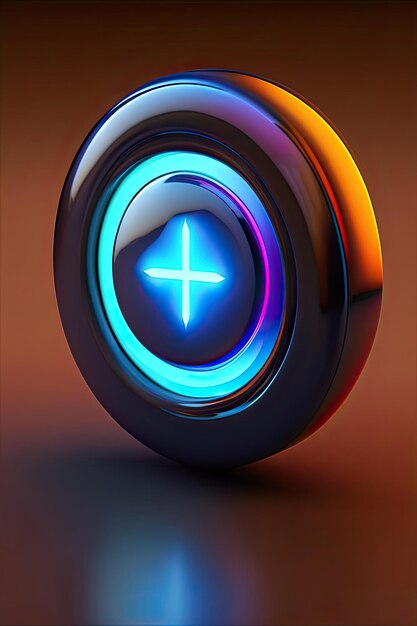 Glowing Power Button