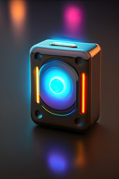 Glowing Power Button