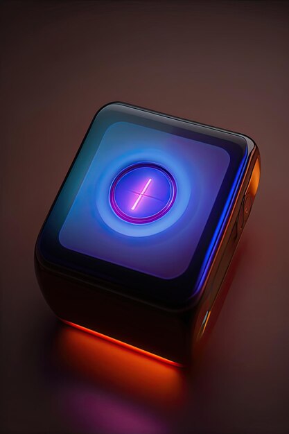 Glowing Power Button