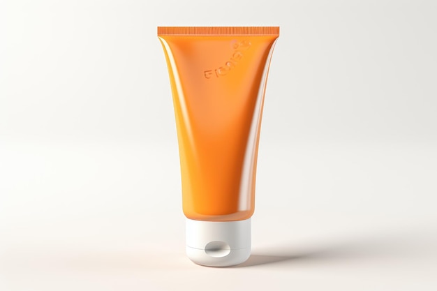 Glowing Protection A Tube of Sunscreen