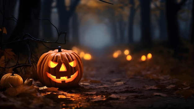 Glowing Pumpkins for a Haunted Halloween