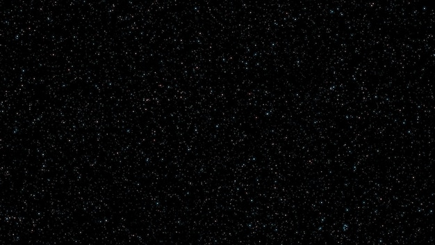 black star space background