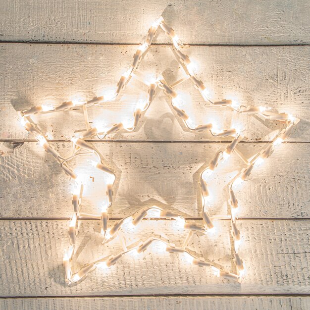 Glowing star garland