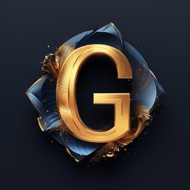 Glowing Visions Een luxe 4K-logo voor G Vids