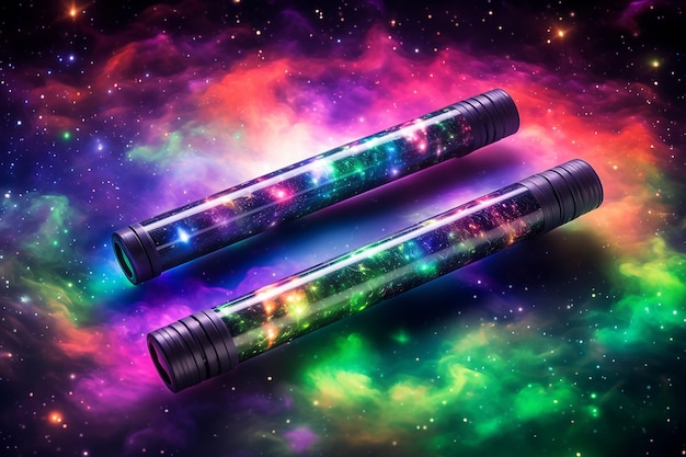 Photo glowstick galaxy edm background photo