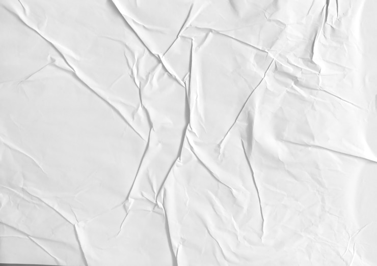 Photo glue, wrinkled and crumpled paper texture