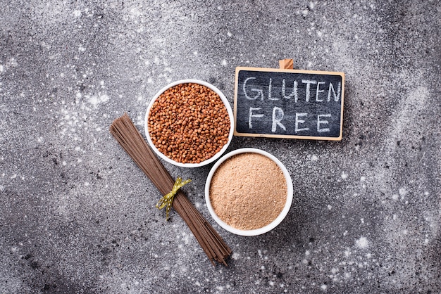 Gluten free buckwheat flour and soba noodle