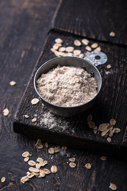 Gluten free healthy organic oat flour