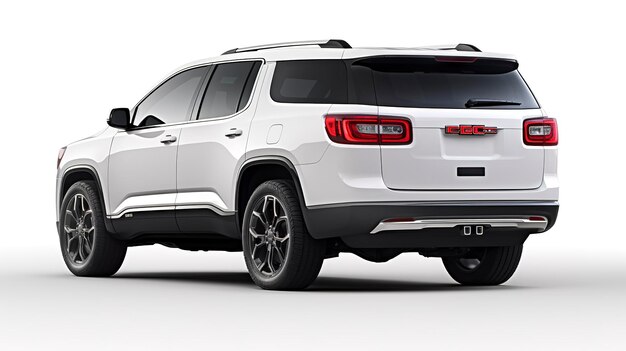 Photo gmc acadia back view mockup