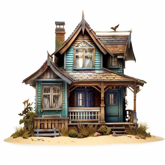 gnome house clipart