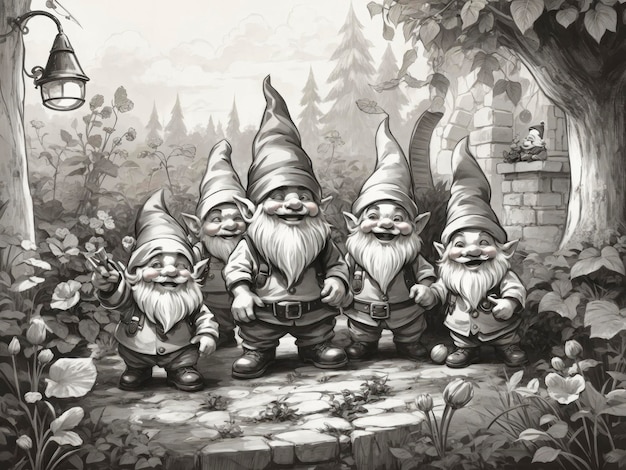 gnomes illustration