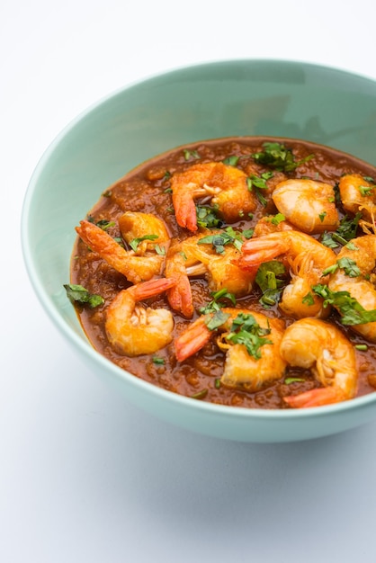 Goan Prawns or Shrimp curry or zinga masala also known as KolambiÃÂ kalwanÃÂ or Tikhle