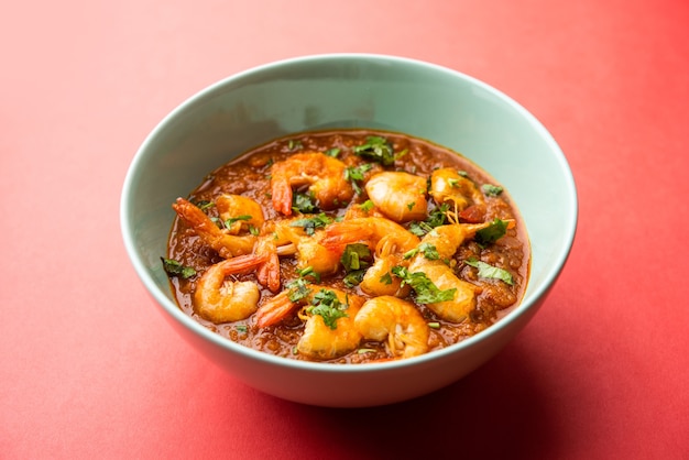 Goan Prawns or Shrimp curry or zinga masala also known as KolambiÃÂ kalwanÃÂ or Tikhle