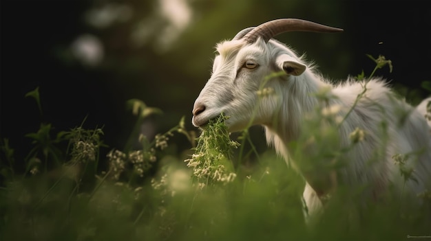 염소 사진 Eid ul adha 개념