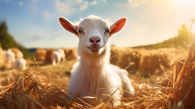 Goat Smiling