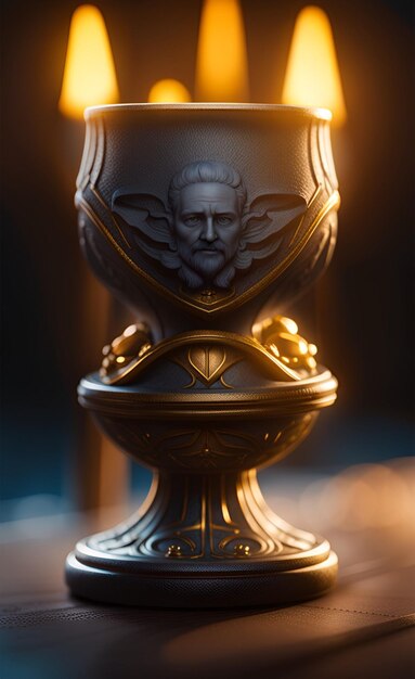 Photo goblet art