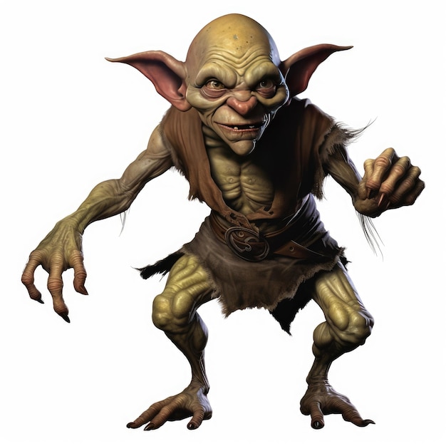 Goblin A Hyper Realistic and Hyper Detailed Fantasy Masterpiece A Full Body Exploration from Head