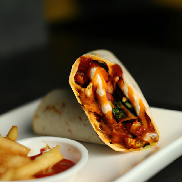 Gochujang Chicken Wrap