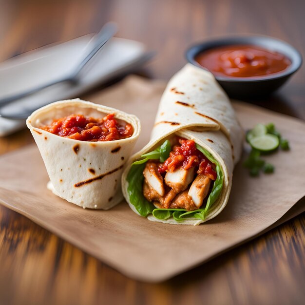 Gochujang Chicken Wrap