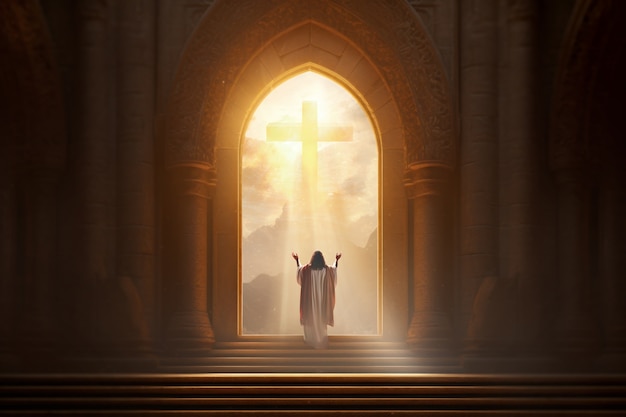 god and the christian faith collage