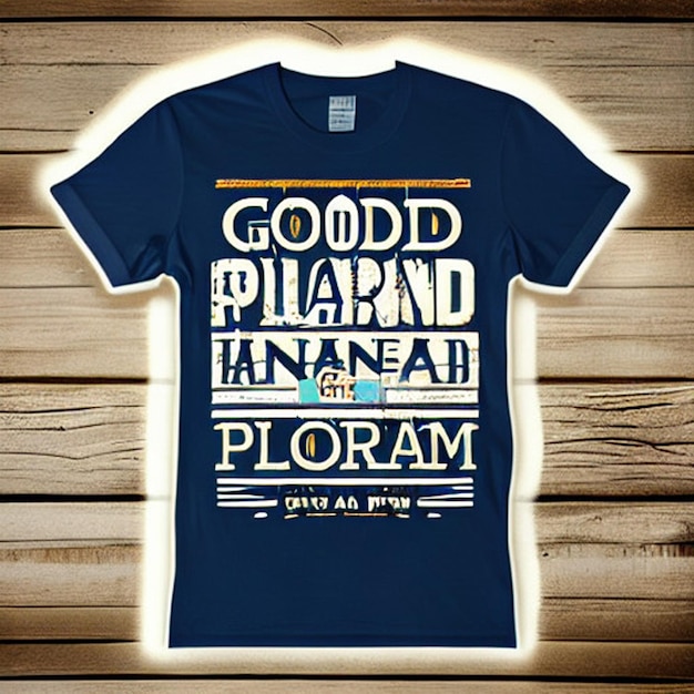 Photo god has a plan typography t shirt design