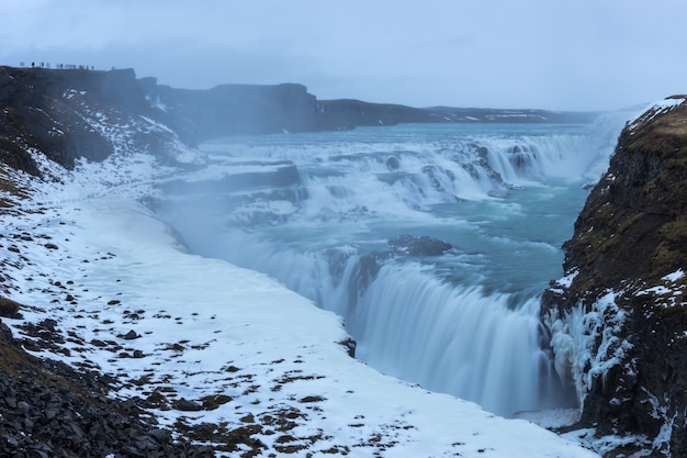 Godafoss ijsland is een van de meest spectaculaire watervallen van ijsland.