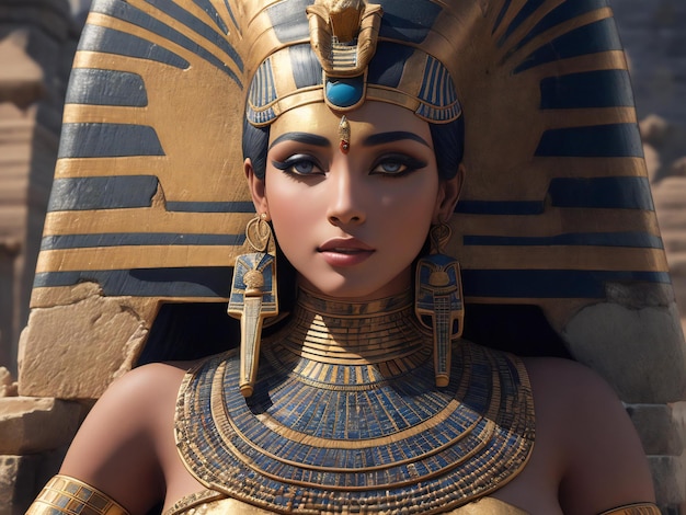 Goddess of ancient egypt ai generated