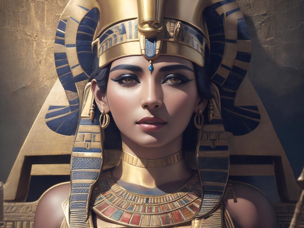 Goddess of ancient egypt ai generated