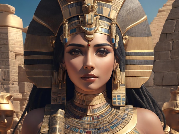 Goddess of ancient egypt ai generated