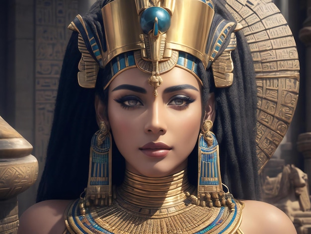 Goddess of ancient egypt ai generated