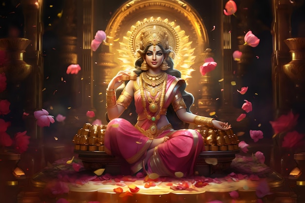 Goddess Lakshmi goddess of money