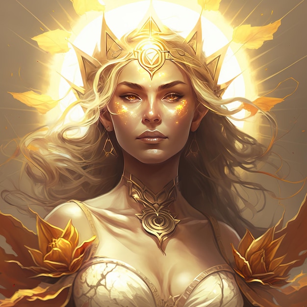 Goddess of Light and the Sun