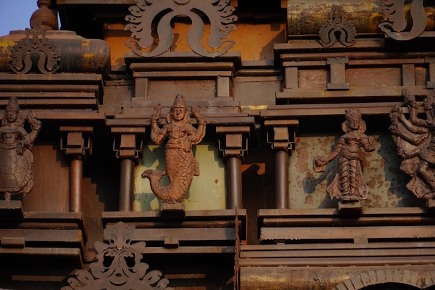 Meenakshi Temple 또는 MinakshiSundareshhara Temple의 신들 Madurai Tamil Nadu South India