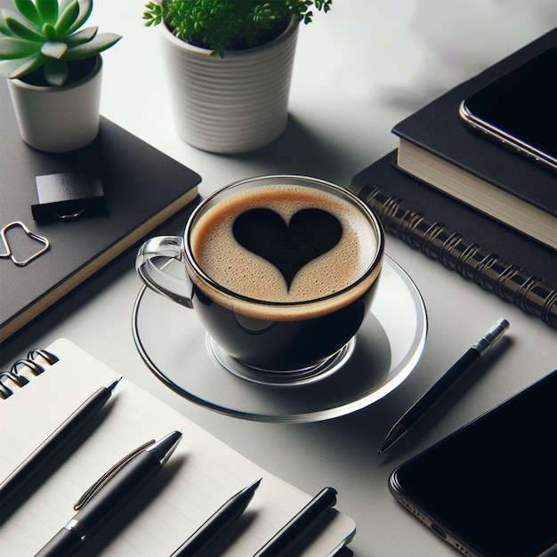 Goedemorgen koffie op het werk.