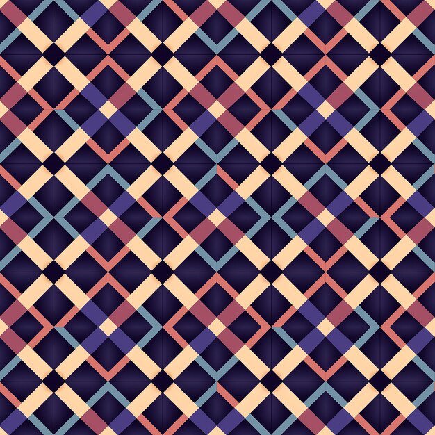 Photo goemetric thendy fashion seamless pattern