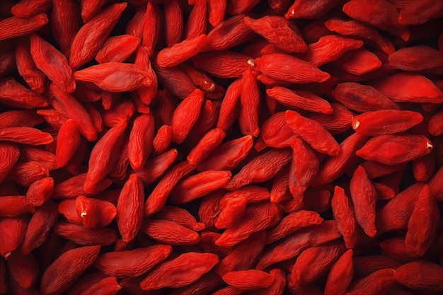 Goji berries as background and texture