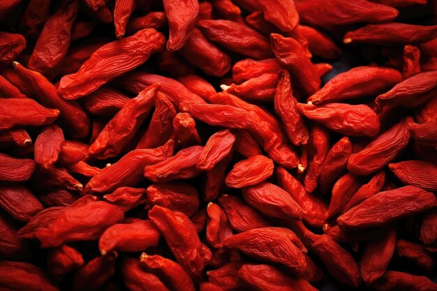 Goji berries as background